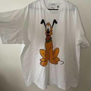 Disney Pluto Graphic Tee - White